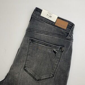 NEW Judy Blue Boyfriend Fit Jeans Womens 7/28 Black Stretch High Waist JB82296BK